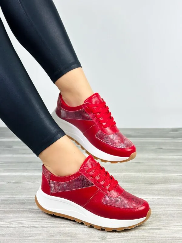 Tenis Aurora Rojo - Imagen 2