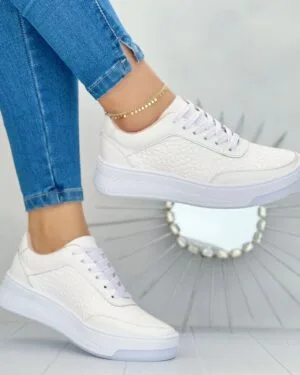 Tenis Iris Blanco Talipe