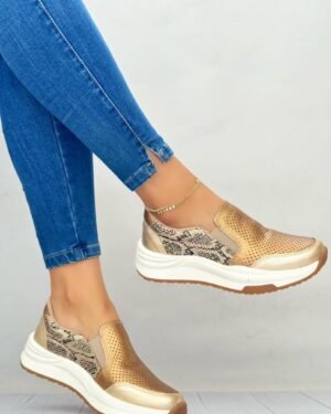 Tenis Zoé Ocre x Champagne