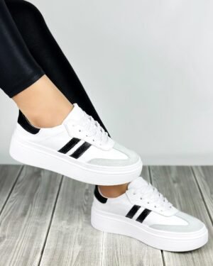 Tenis Maya Blanco x Negro