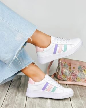 Tenis Nieve Blanco x Pasteles