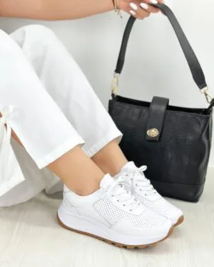 Tenis Cleo Blanco Talipe