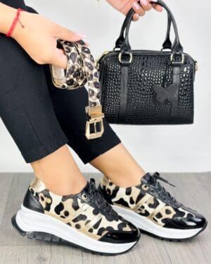 Grit Negro Print Oro