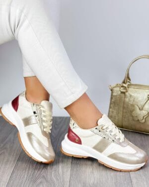 Scarpe Talco con dorado