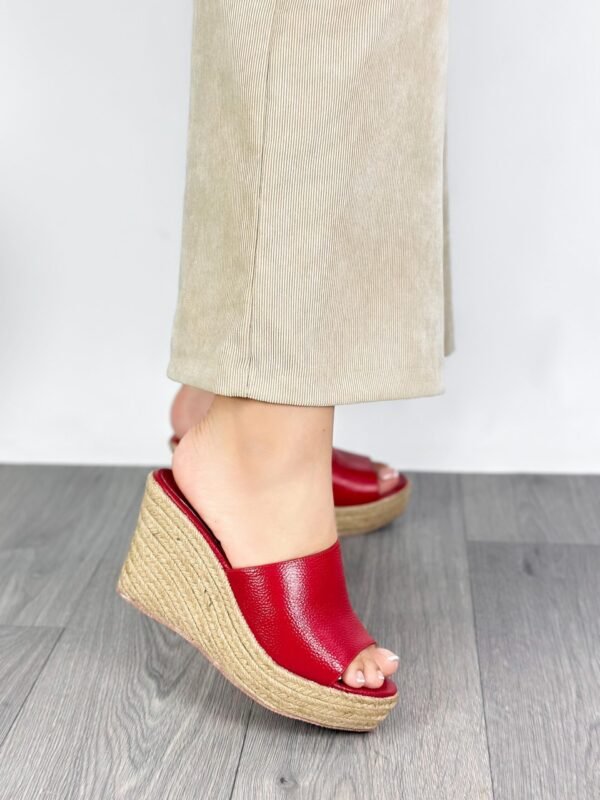 Plataforma Clogs Rojo - Imagen 2