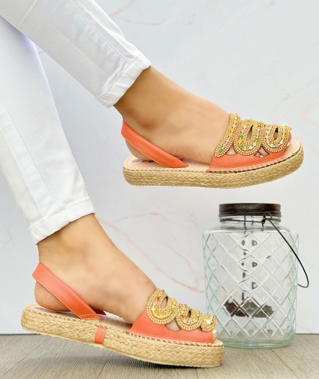 Alpargata Color Naranja - Imagen 2