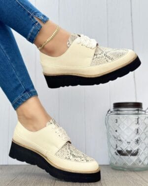 Tenis Talco Folia suela negra