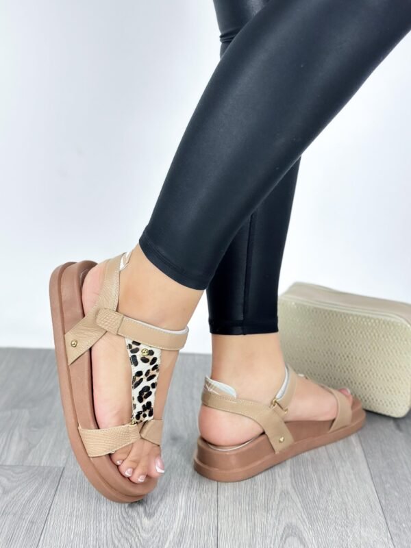 Canoa Sole Taupe x Print - Imagen 2