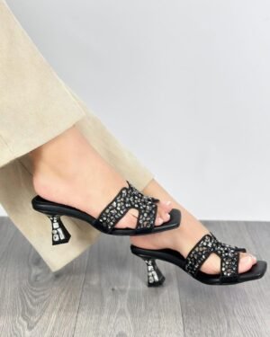Tacón Ankle Negro