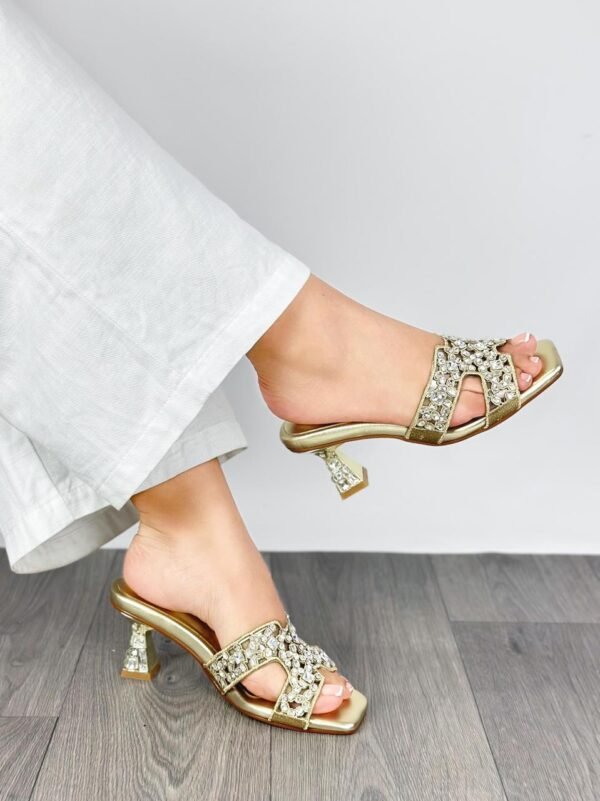 Tacón Ankle Oro