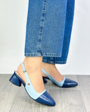 Tacón Strut Celeste x Azul