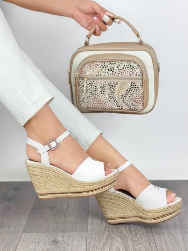 Plataforma Grace Blanco Crema - Imagen 2