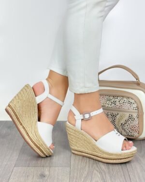 Plataforma Grace Blanco Crema