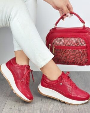 Tenis Gleam Rojo