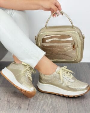 Tenis Aurora Dorado Spider