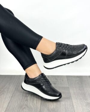 Tenis Crown Negro Spider