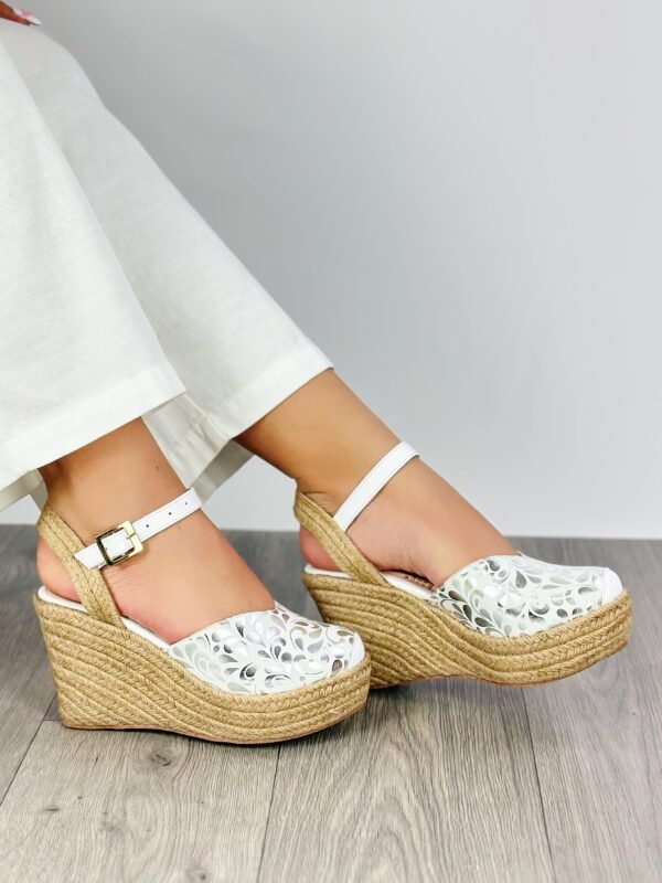 Plataforma Heels Blanco Pétalo