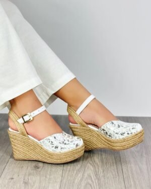 Plataforma Heels Blanco Pétalo