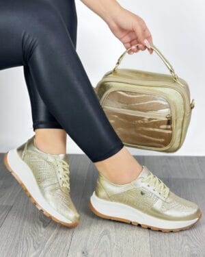 Tenis Hide Dorado Sharith