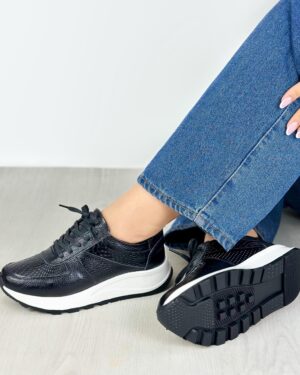 Tenis Crown Negro Gecco