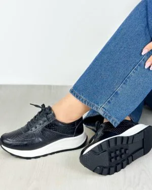 Tenis Crown Negro Gecco