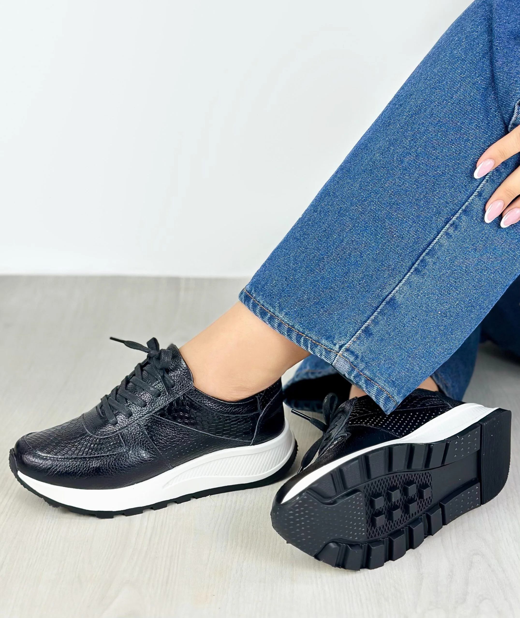 Tenis Crown Negro Gecco