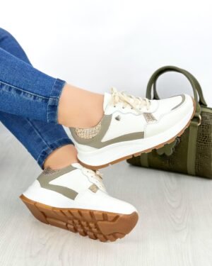 Tenis Gleam Talco x verde