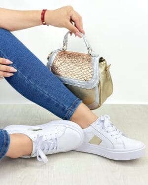 Tenis Swift Blanco x Dorado