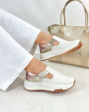 Tenis Elite Talco Dorado x Oro rosa