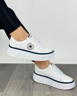 Tenis Glossy Blanco