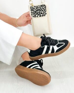 Tenis Eliana Negro x Talco