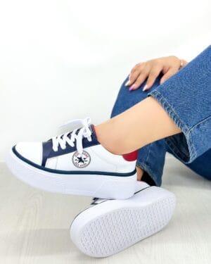 Tenis Glossy Blanco Tommy