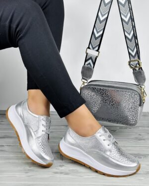 Tenis Sia Plateado