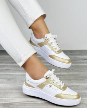 Tenis Tao Blanco x Dorado