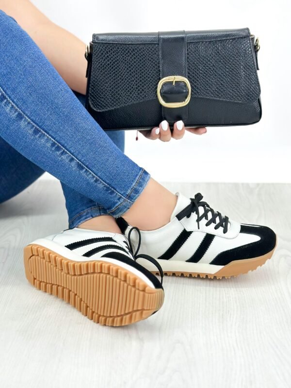 Tenis Selene Talco x Negro - Imagen 2