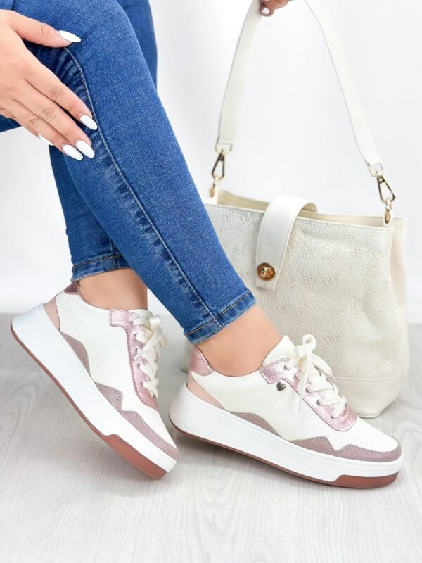 Tenis Rosetta Talco Taupe