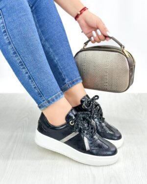 Tenis Blaze Negro x Plata
