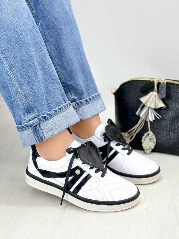 Tenis Ariadna Blanco Negro