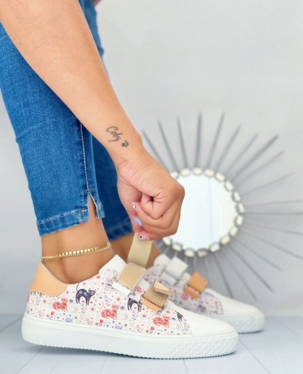 Tenis Blanco Gaticos - Imagen 2