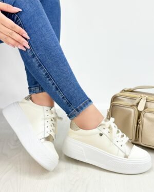 Tenis Iridessa Talco x Dorado