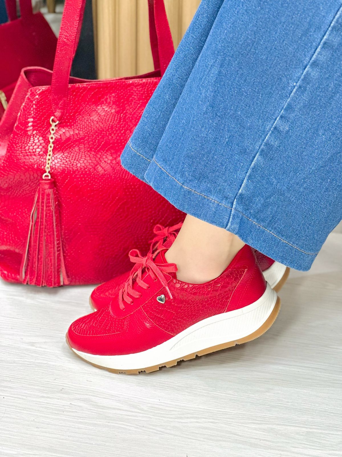 Tenis Elise Rojo - Imagen 3