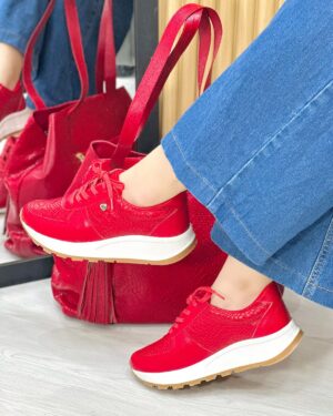 Tenis Elise Rojo