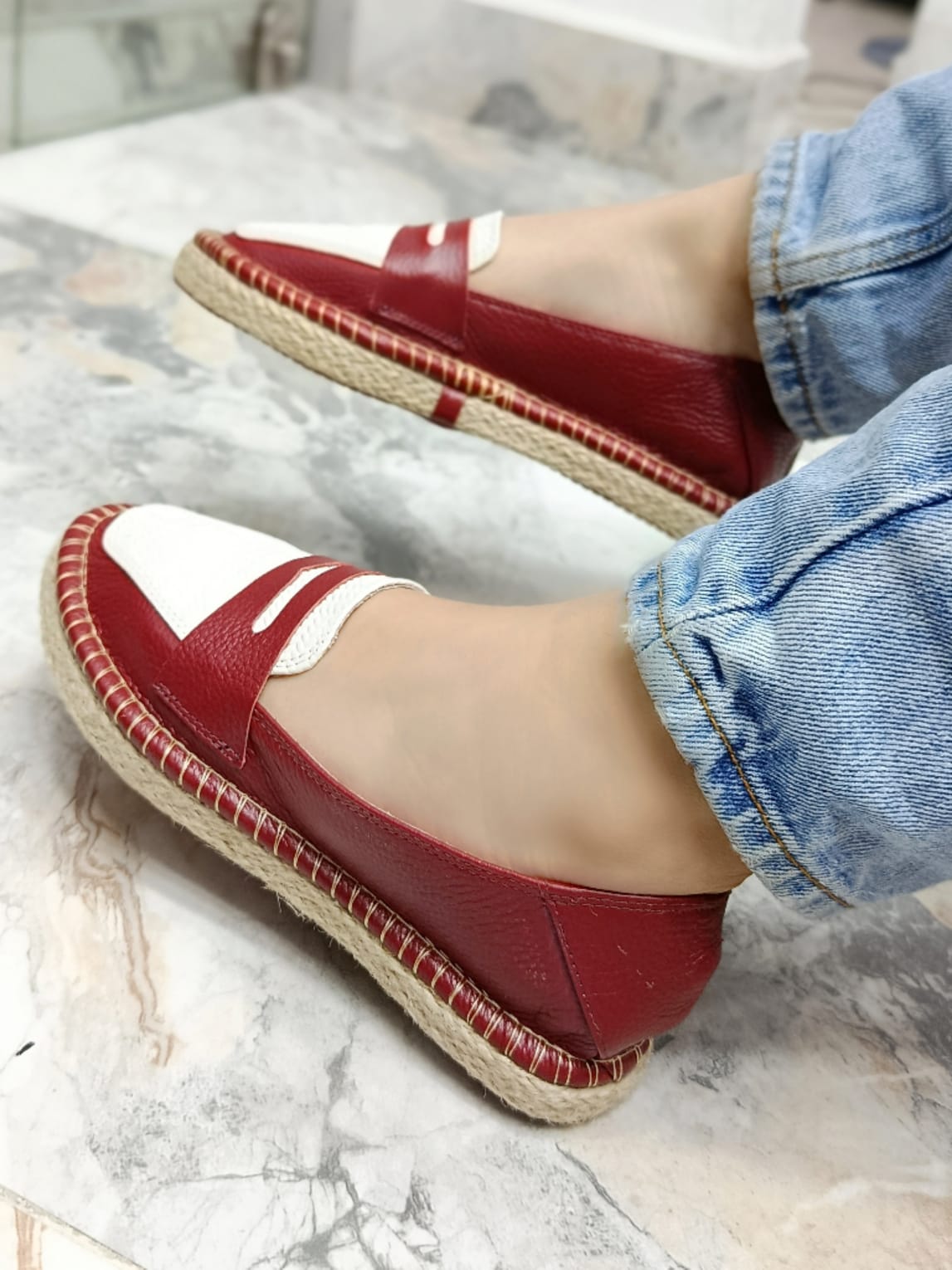 Alpargata Blake Rojo x Talco