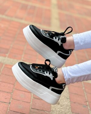 Tenis Kira Negro x Print