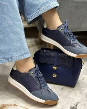 Tenis Meredith Azul x Carnaza