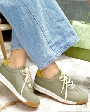 Tenis Meredith Verde x Carnaza