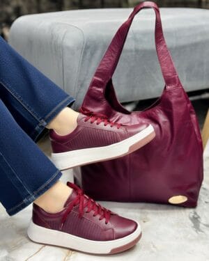 Tenis Evelyn Vinotinto