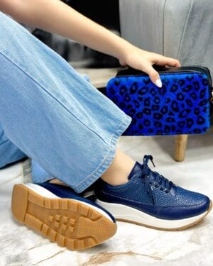 Tenis Golden Azul Dino