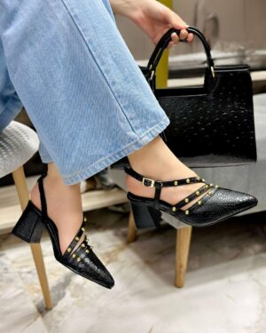 Tacón Riley Negro - 37