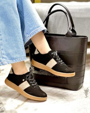 Tenis Naylin Negro x Carnaza